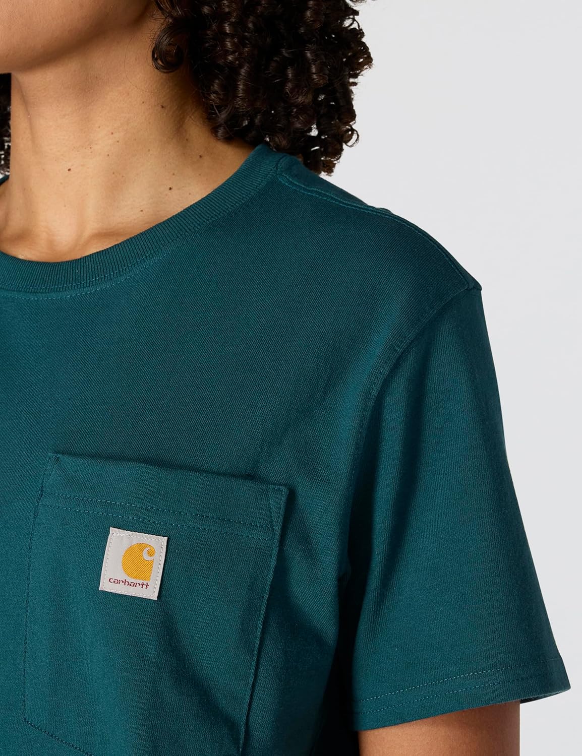 Carhartt Women's Loose Fit Heavyweight Short-Sleeve Pocket T-Shirt - Image 5