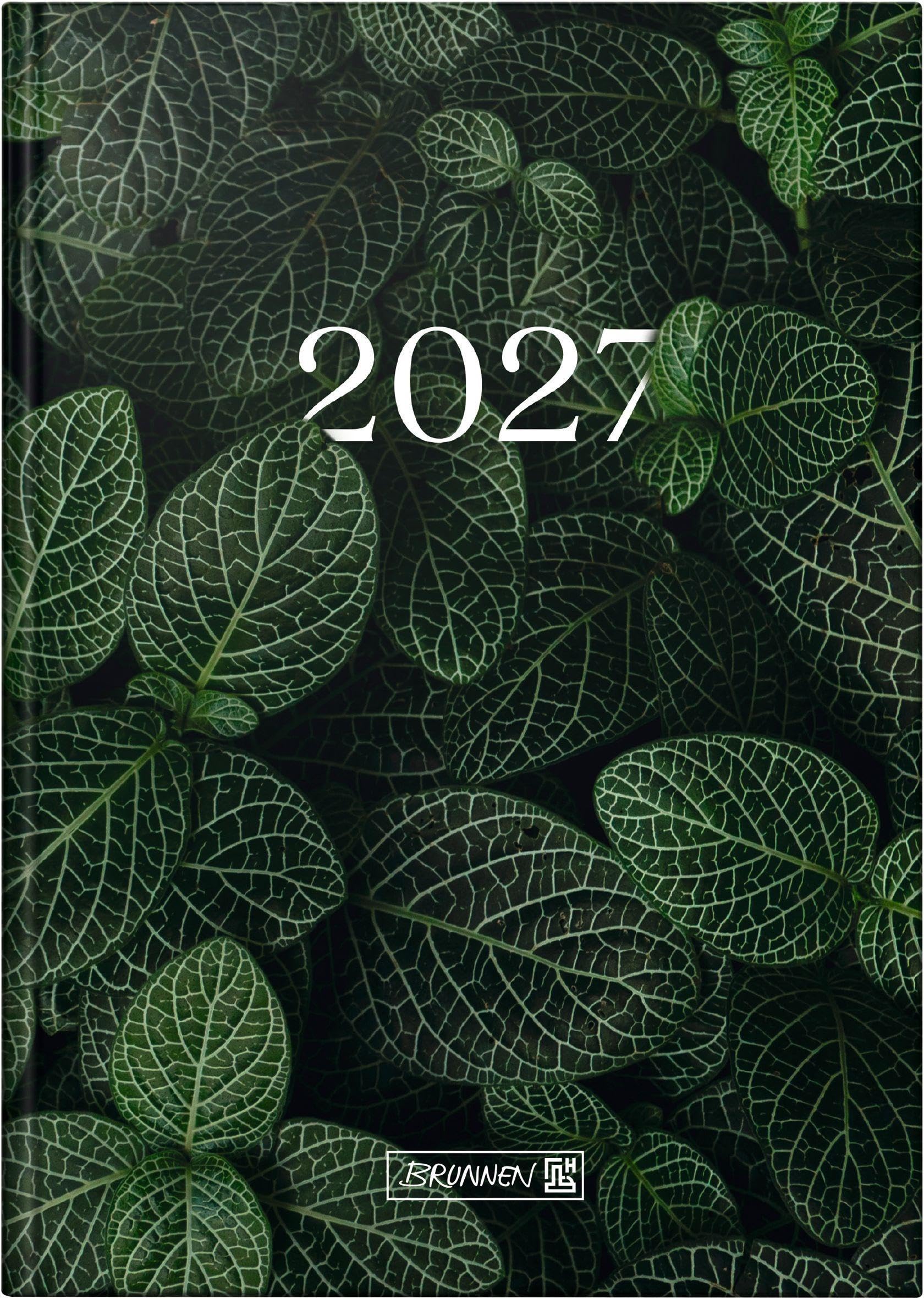 BRUNNEN 1079515057 Buchkalender Mod. 795 2027 "Leaves" A5, Papier