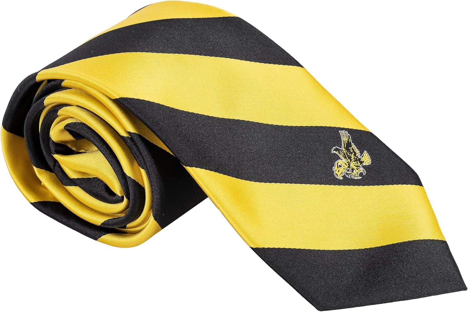 Desert Cactus University of Iowa Neck Tie Hawkeyes 100% Polyester Necktie with Logo, Officially Licensed (Style Vintage A)