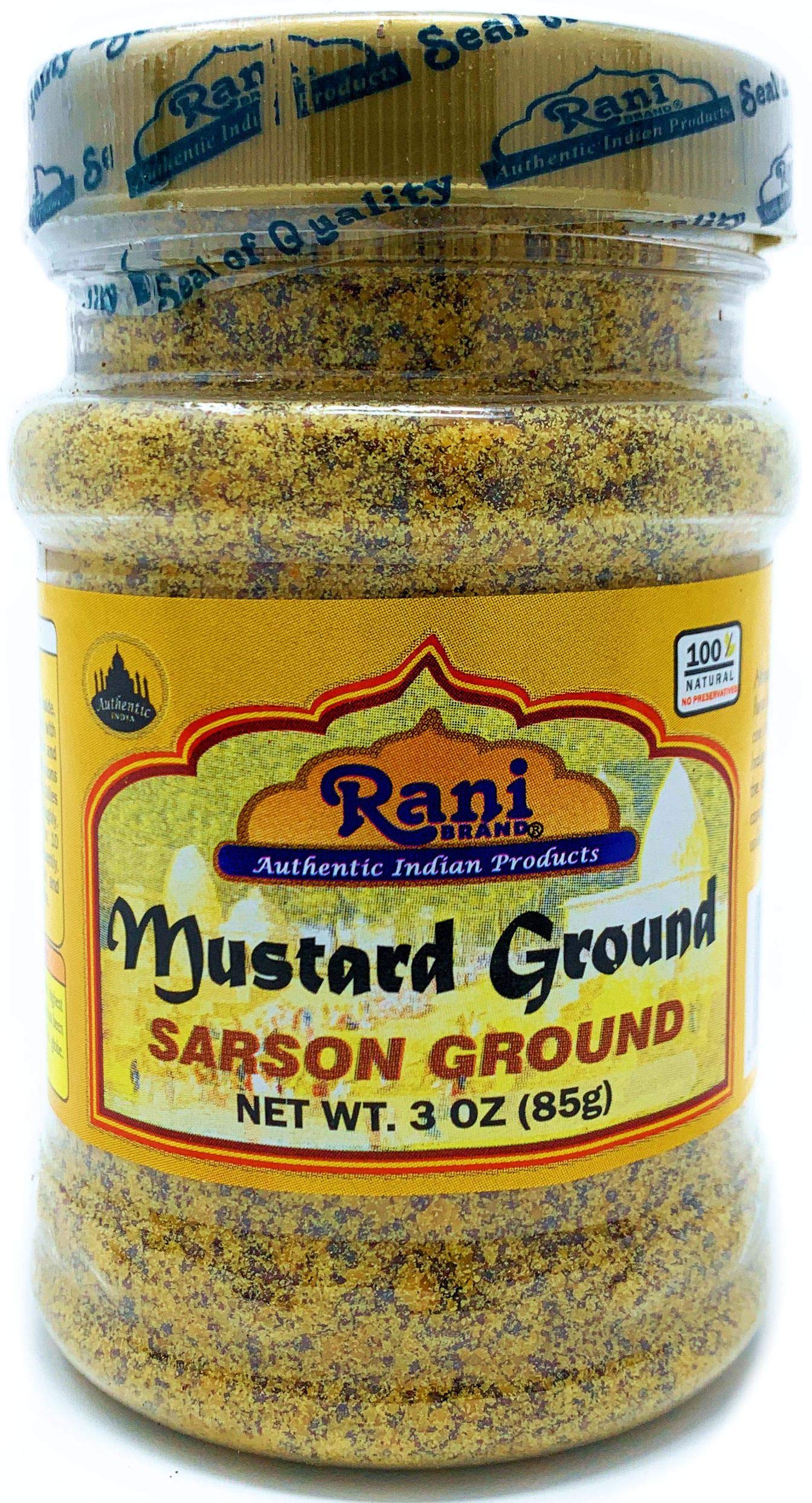 Buy Rani Mustard Ground, Powder Spice (Rai Sarson) 3oz (85g) All