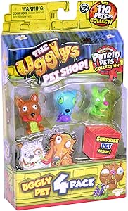 The Ugglys Pet Shop - 8 Pack Of Uggly Pet Figures- Series 1- Styles Will Vary - Foto 2