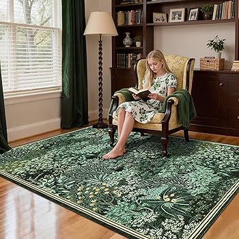 Amazon.com: GarveeHome Forest Rugs 8x10, Green Washable 8x10 Area