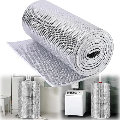 5MM Reflective Insulation Blanket Wrap, 15.7" * 9.8ft Double Side