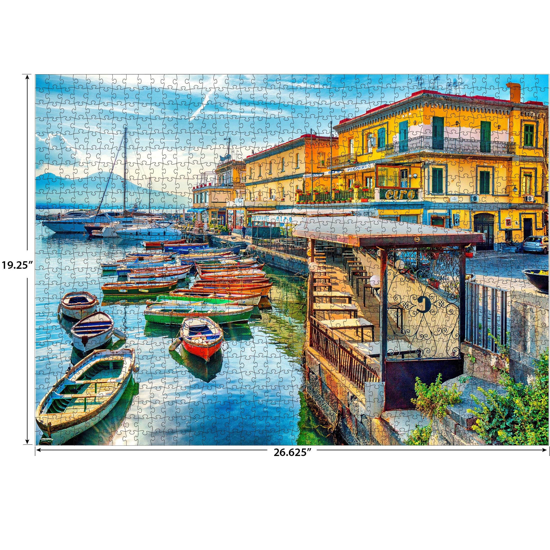 Amazon.com: RoseArt - Kodak Premium - Harbor of Naples Italy