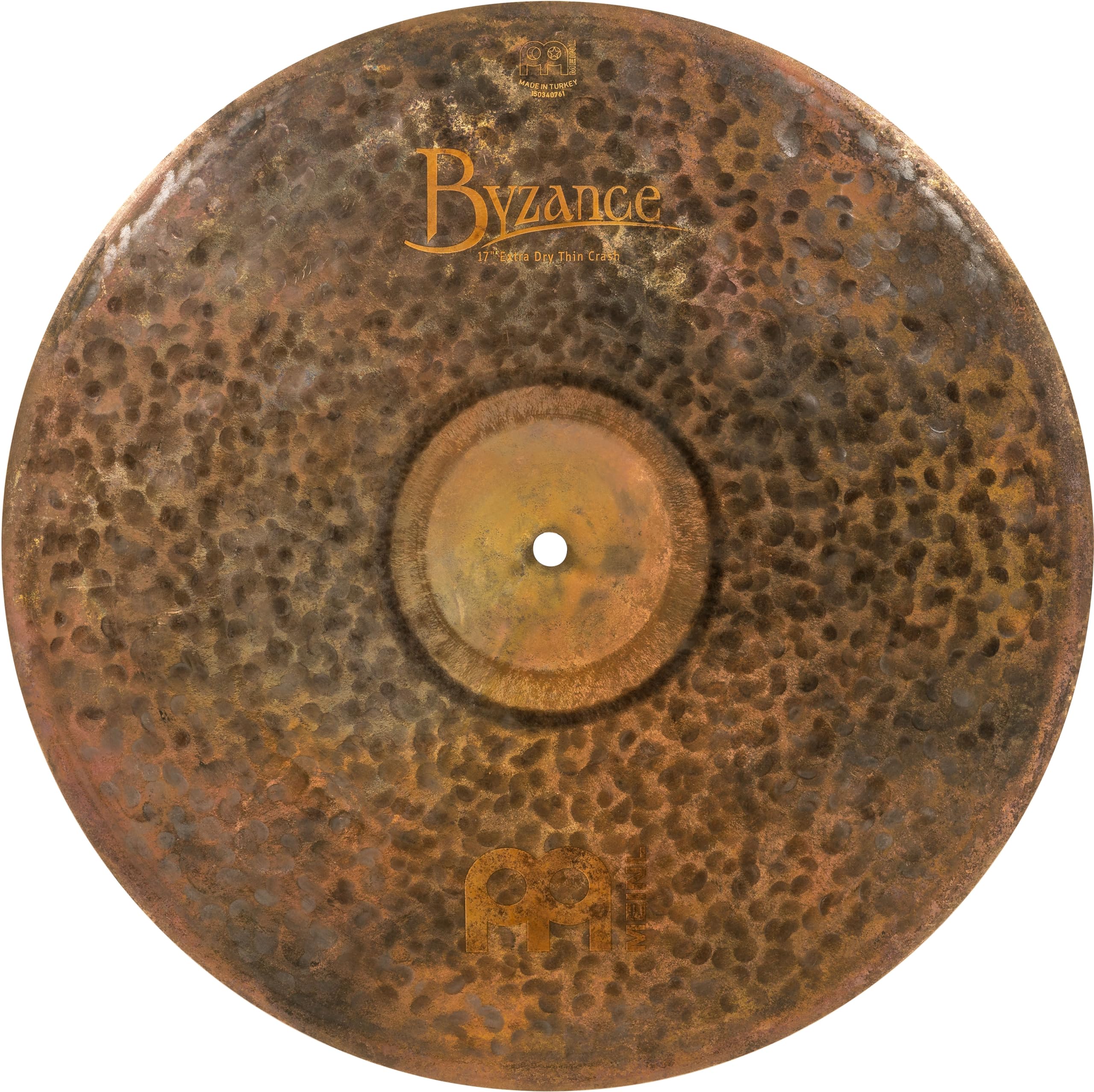 Meinl Cymbals Byzance Extra Dry Cymbale Crash Thin 17 pouces (43,18cm) pour Batterie - B20 Bronze, Finition Brute et Traditionnelle (B17EDTC)