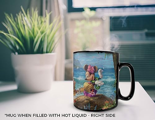 Miniatura 10 de Morphing Mugs Disney  Mickey y Minnie Mouse  Christmas Candy Cane Express  Una taza sensible al calor de 16 onzas  Imagen completa revelada cuando