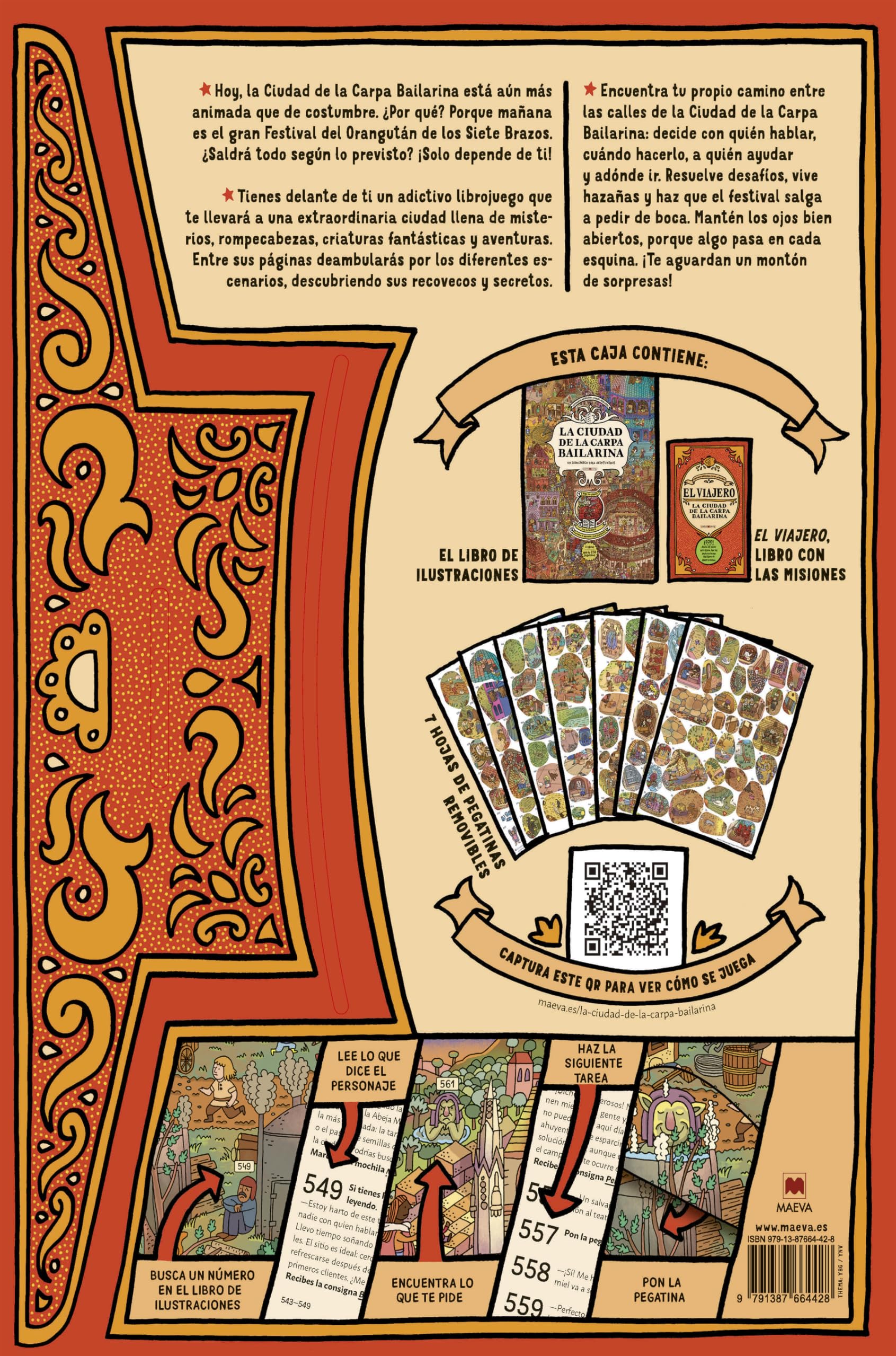 La ciudad de la carpa bailarina: Un librojuego para aventureros (Libros para los que aman los libros)