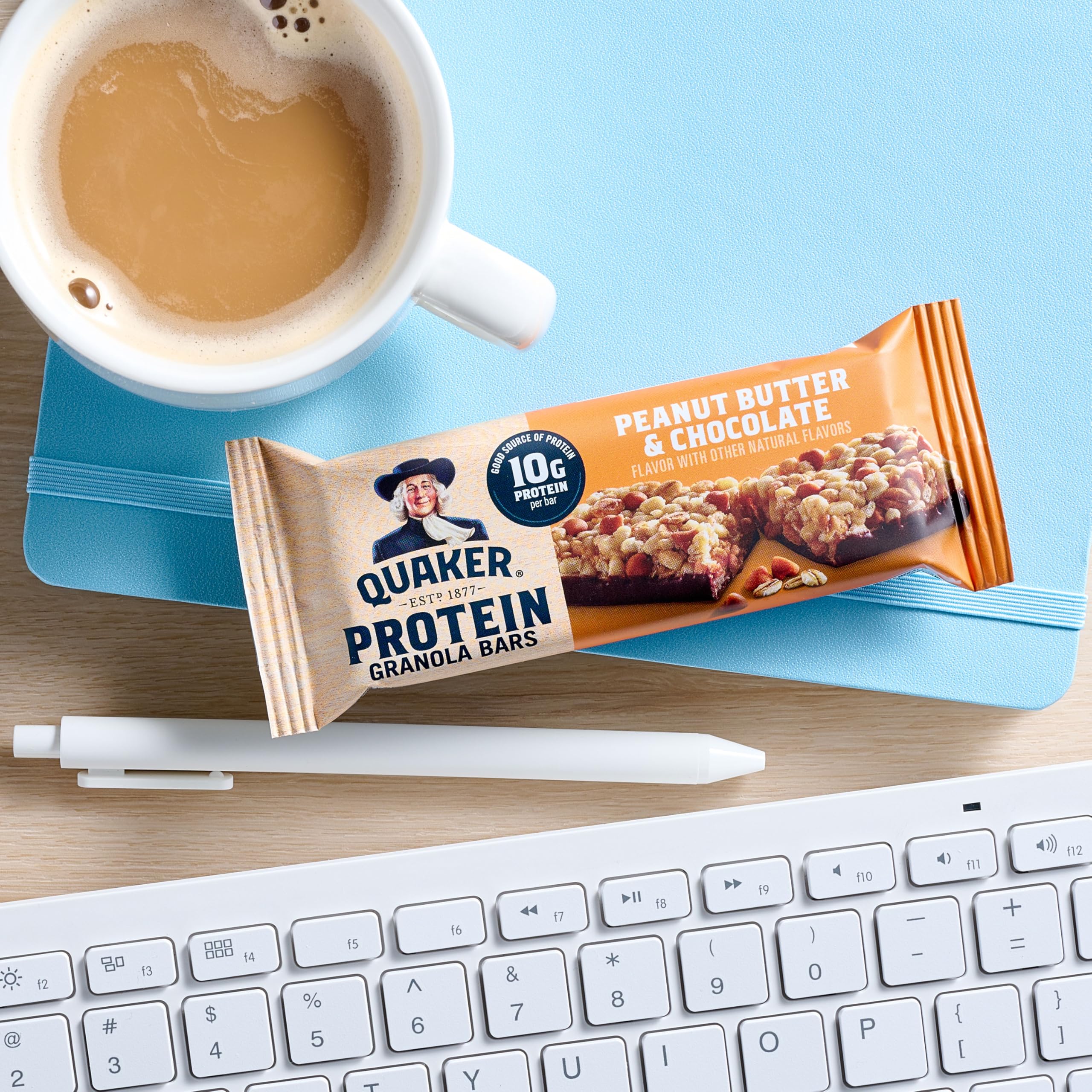 Quaker Protein Granola Bars, Variety Pack, 1.41 oz Bars, (20 Pack) 10g Protein — Amazon image 6