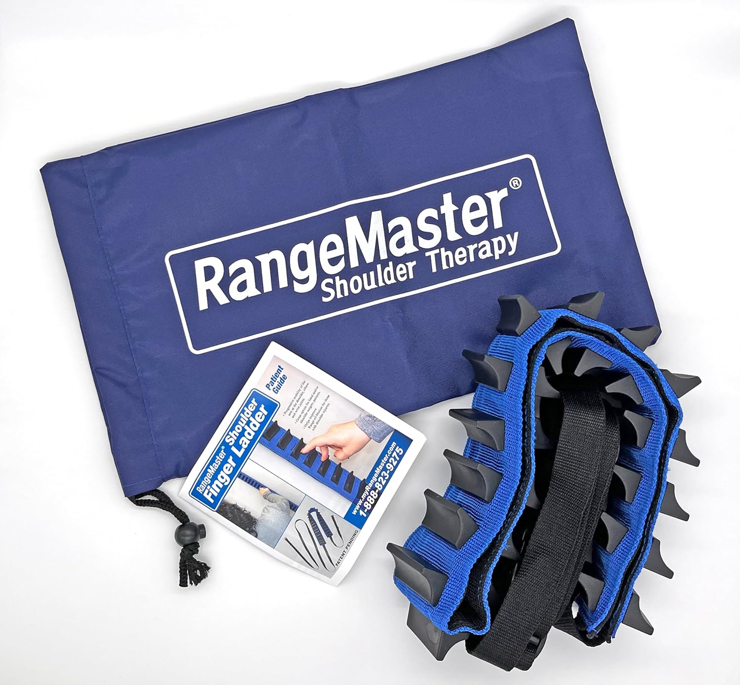 RangeMaster Portable Over-The-Door Shoulder Finger Ladder, Physical Therapy Grade Tool for Rehabilitation and Range of Motion