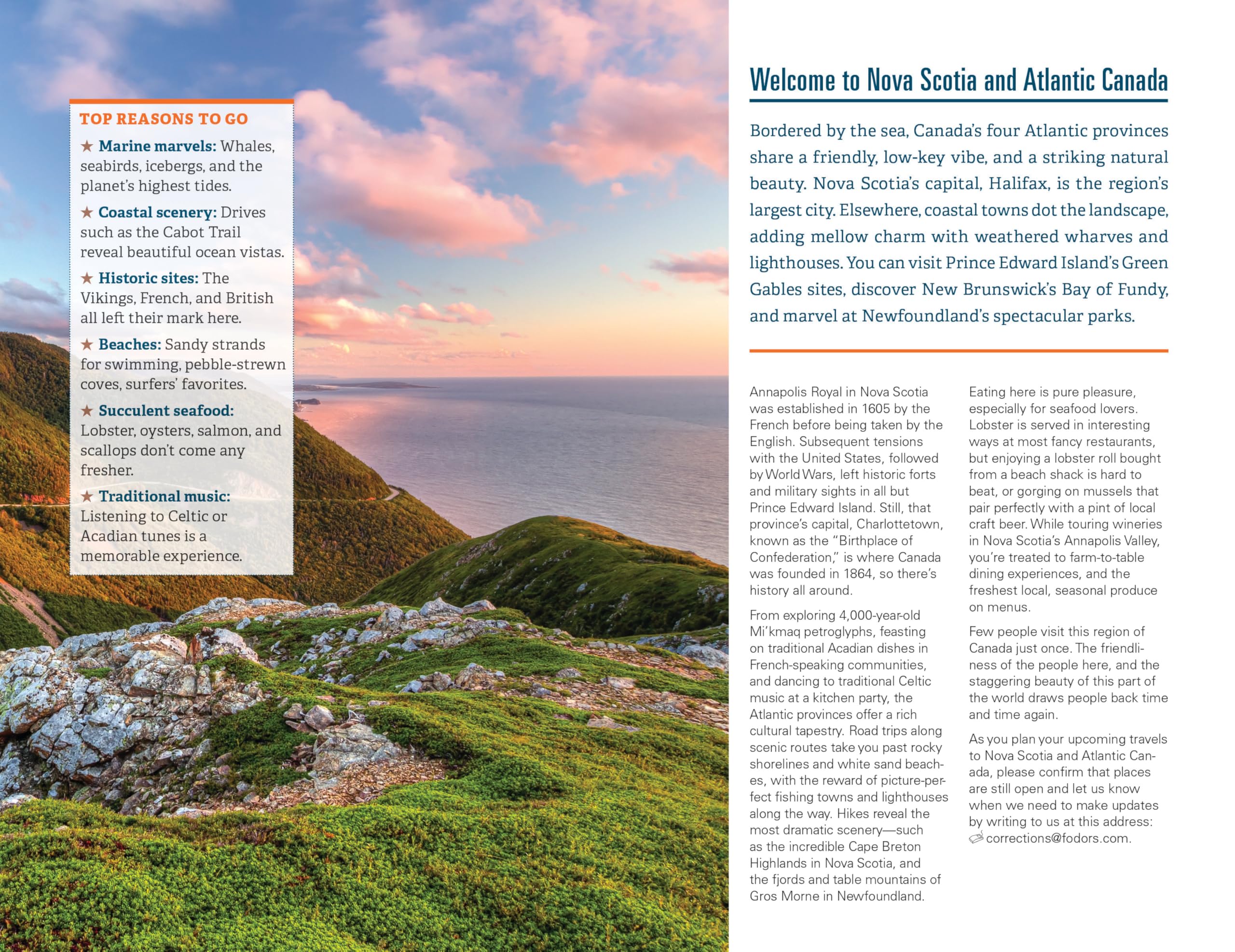 Fodor's Nova Scotia & Atlantic Canada: with New Brunswick, Prince Edward Island, & Newfoundland (Full-color Travel Guide)