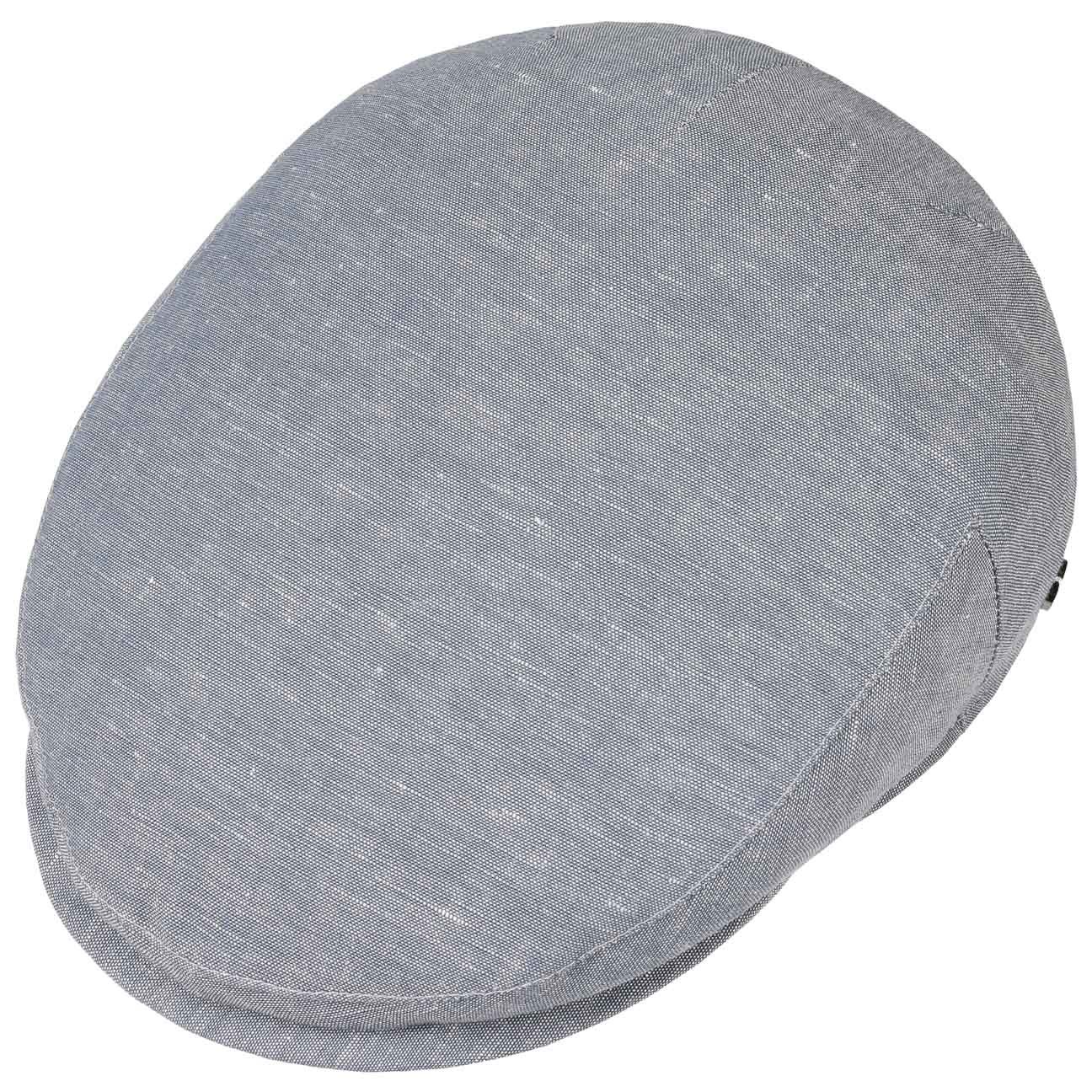 LIERYS Inglese Schirmmütze Denim Optik meliert Made in Italy Herren Frühling Sommer