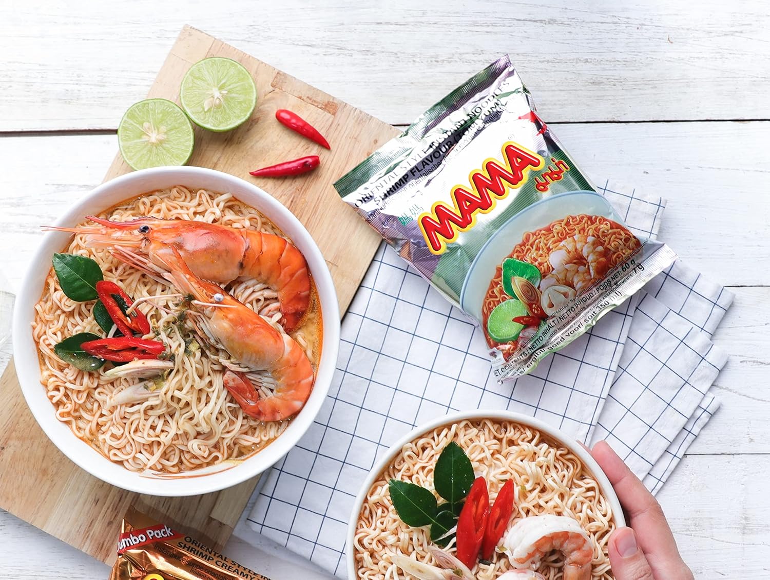 Authentischer Genuss: MAMA Instantnudeln Tom Yum mit Shrimpsgeschmack im Test