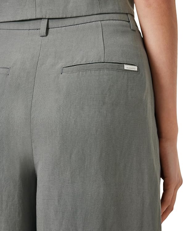 AllSaints Womens Averie Lin Trouser Grey UK 10/US 6 by AllSaints - Image 2
