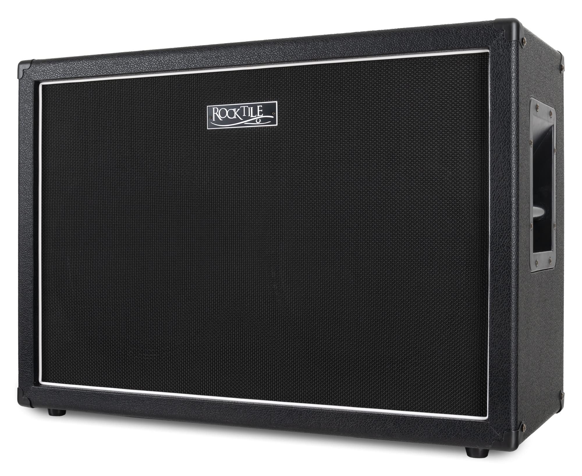 Rocktile GB212 Cassa per Chitarra - Cabinet per testate chitarra elettrica - 2x 12" speaker - Impedenza: 4, 8 o 16 Ohm - Potenza: 75 Watt Mono / 150 Watt Stereo - Ruote staccabili - Nero