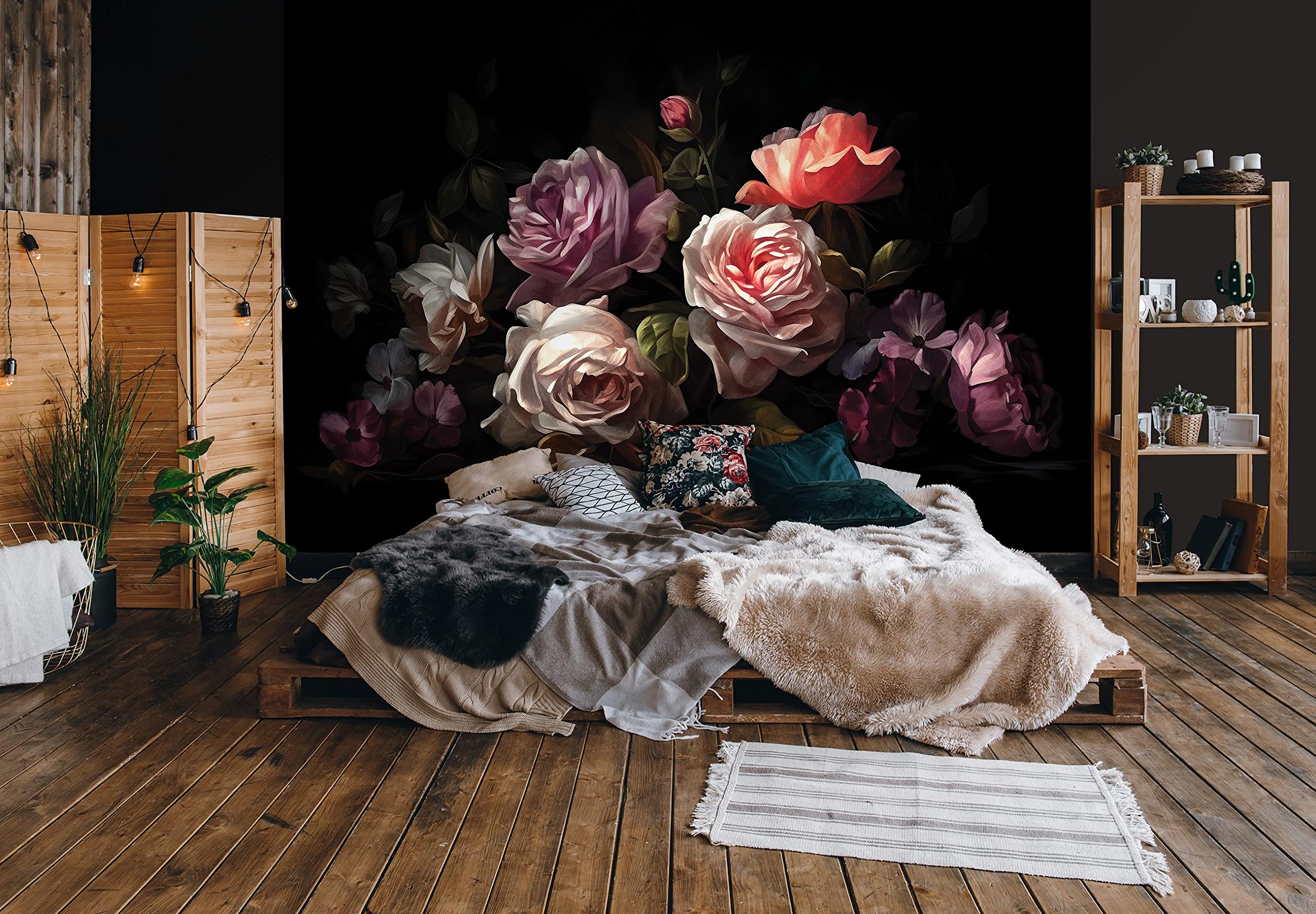 vliesbehang platinum bloemen voor woonkamer slaapkamer behang marburg