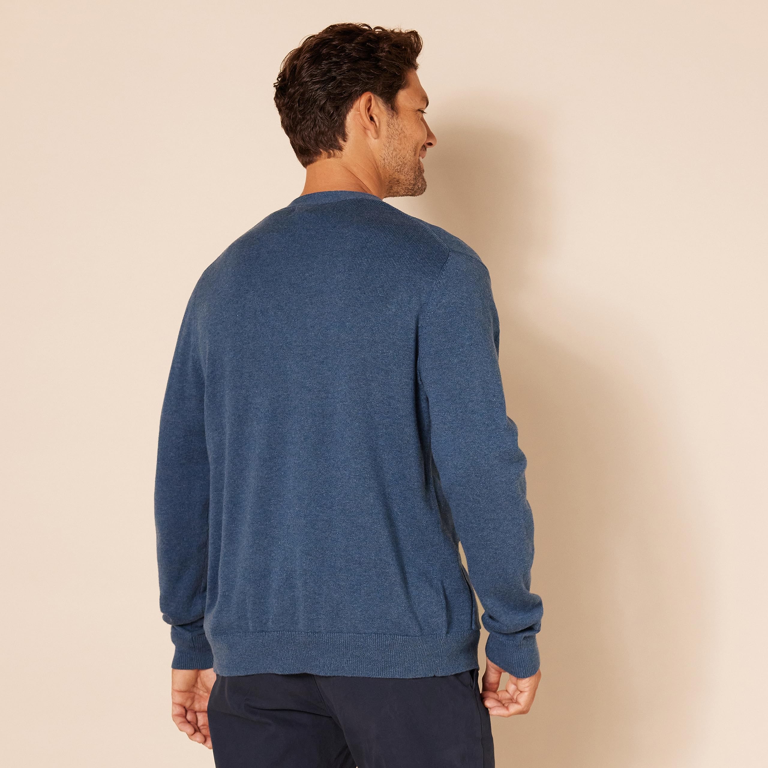 Amazon Essentials Hombre Suéter Cárdigan de Algodón