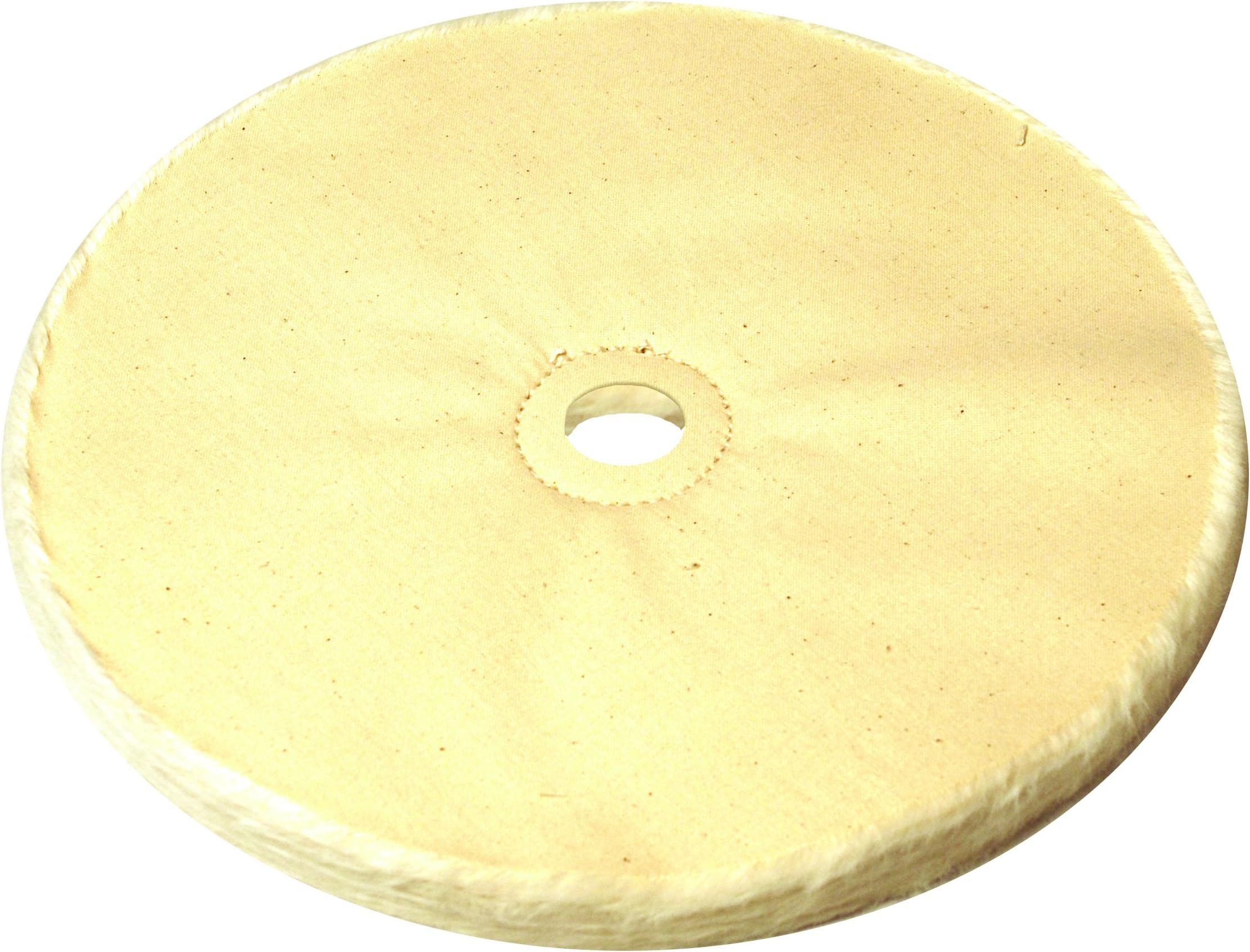 JacksonLea 47405SP Loose Conventional Buff, 30 Ply BR 60/60 Cotton Cloth, 6" Diameter, 1" Arbor Hole