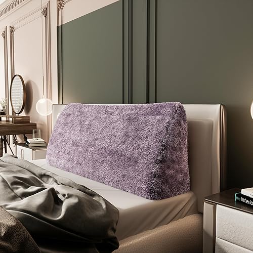 Miniatura 3 de Almohada de cuña para cama  Almohada de lectura para dormitorio, soporte de espalda mientras está sentado en la cama, almohada lumbar ergonómica