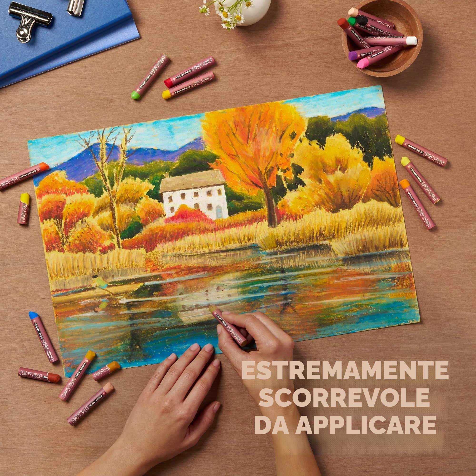 Cray-Pas Expressionist 50 pastelli ad olio, colori assortiti