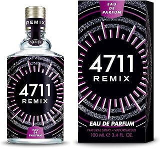 4711® Remix Electric Night I Eau de Parfum - electrizante- intensa - irresistible - ¡para noches inolvidables! I Spray con atomizador natural de 100 ml