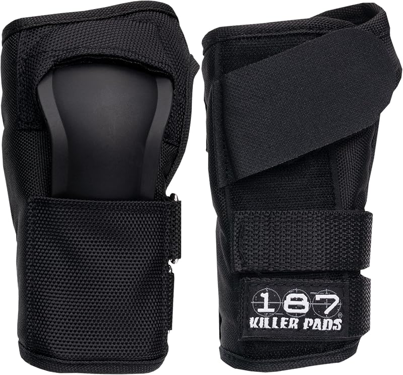 Pro Wrist Guards; Durable Wrist Protection for Skateboarding, In-Line Skating/Rollerblading and Roller Derby