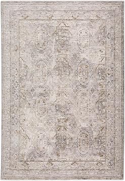 Dalyn Rugs Cyprus CY6 Grey 710" x 10 Soft, Durable, Area Rug, Easy Clean, Non-Shedding, Vintage Inspired, Bedroom, Living Room Rug
