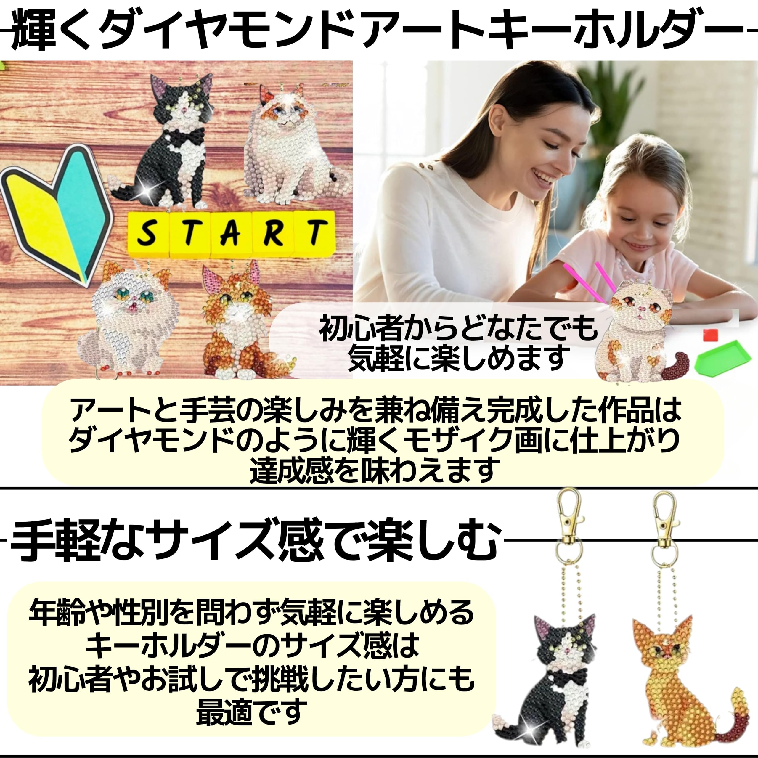 Amazon.co.jp: East Leaf ダイヤモンドアート ビーズアート