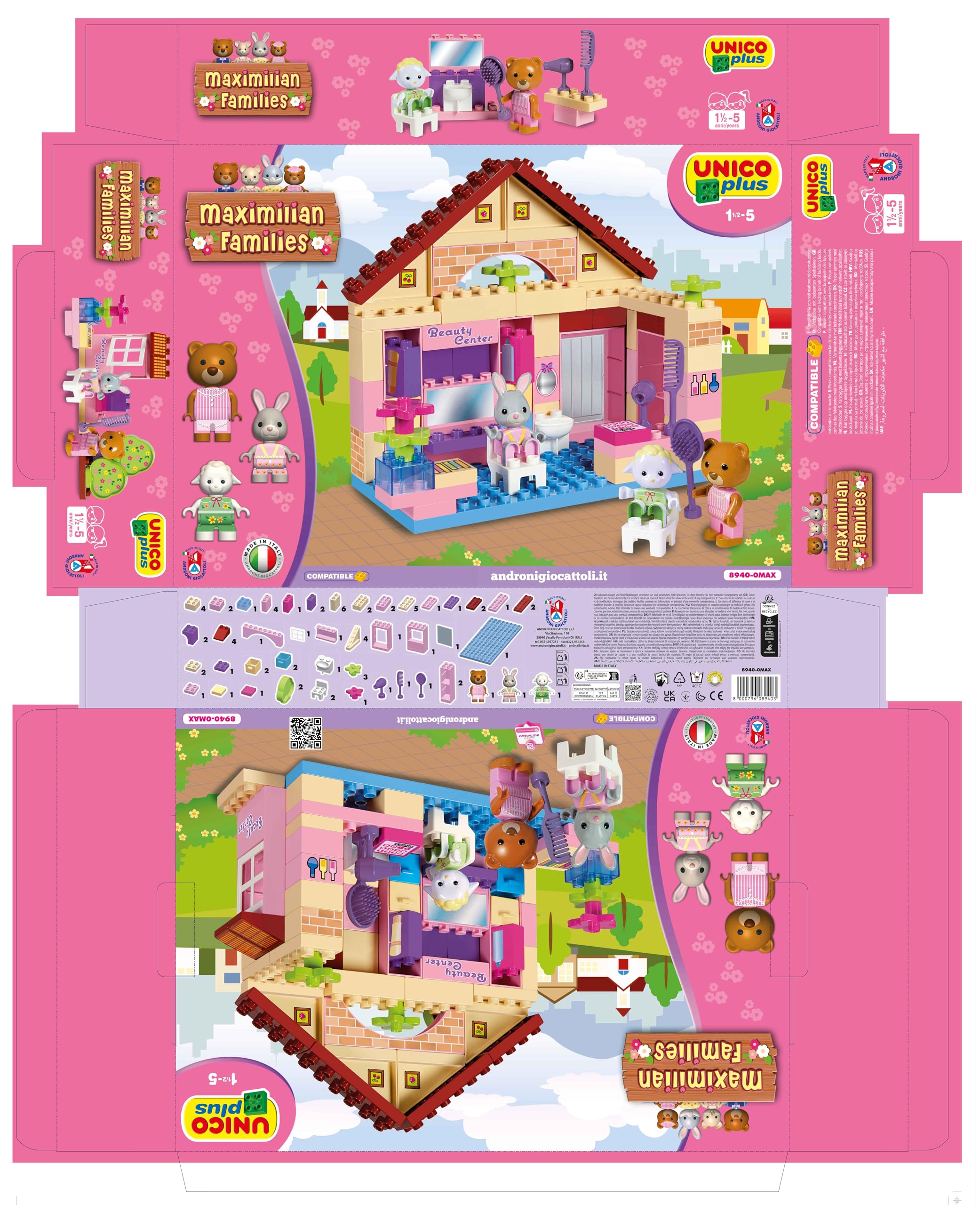 Amazon.com: Unico Plus - COSTRUZIONI - MAX : Toys & Games