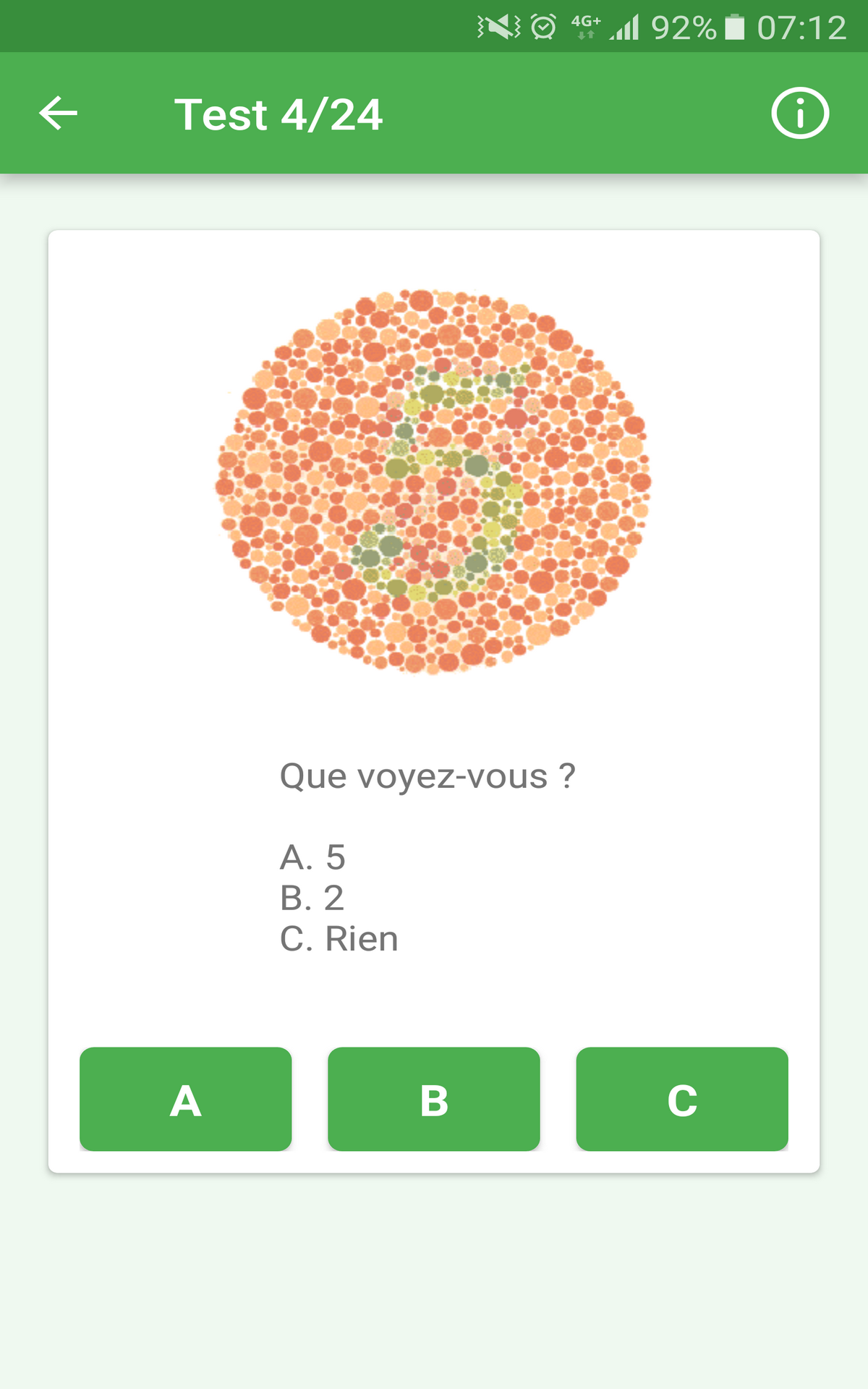 Test du DaltonismeAmazon.frAppstore for Android