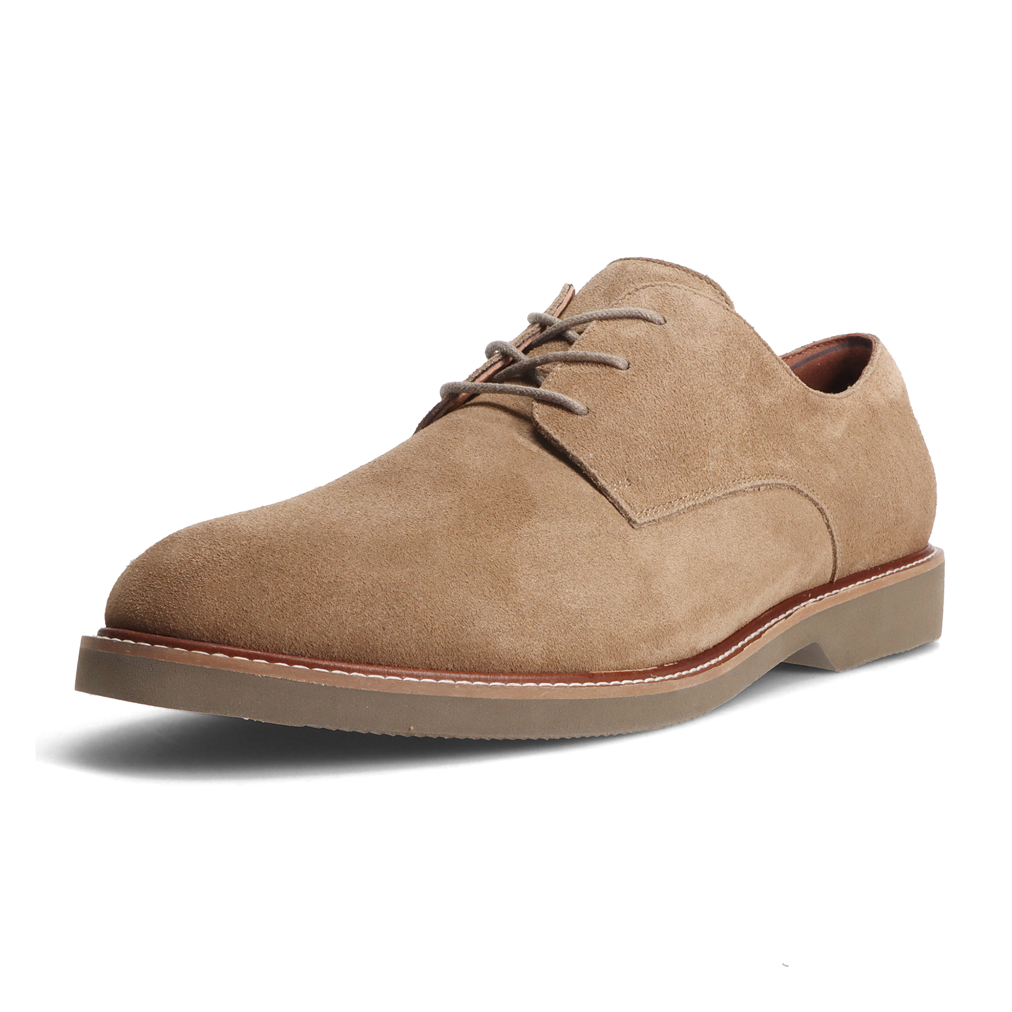 TRASK Men’s 9.5 Landry Saddle Tan Oxfords D1304C - Valhalla Saddle Oxford in CXL and Tan Suede – ALDEN  main image 2