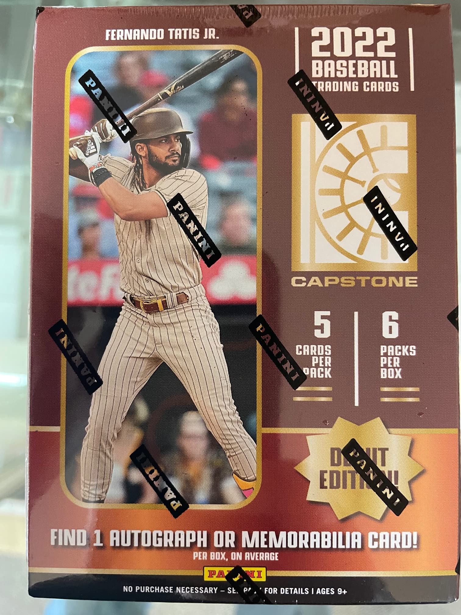 2022 Panini Capstone Baseball Blaster Box 5 Cards Per Pack 6 Packs Per Box Factory Sealed Debut Edition