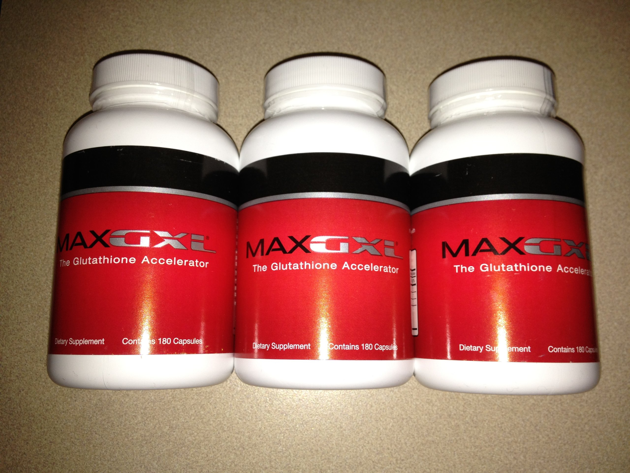 max gxl glutathione accelerator Max Gxl 3 Month Supply Sealed