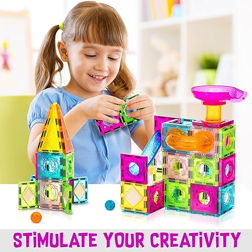 Miniatura 5 de SMART NOVELTY Azulejos de construcción para niños, 139 piezas de bloques de construcción para desarrollar las habilidades de los niños, juguetes de