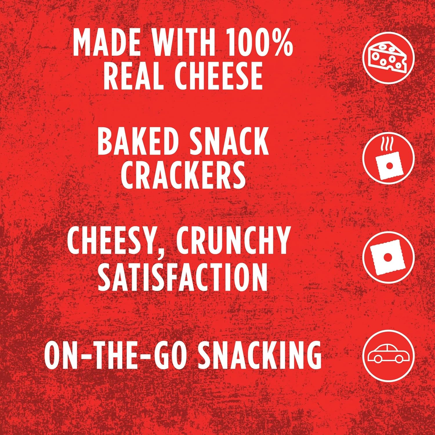 Cheez-It Cheese Crackers, Baked Snack Crackers, Made with Whole Grain, Original (175 Pouches)