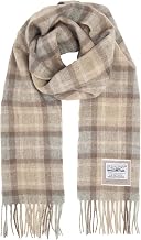 Heritage Traditions 100% Pure Wool Tartan Scarf, Check Scarf for Men & Women, Scottish Scarf Men Style, Women's Wool Scarf