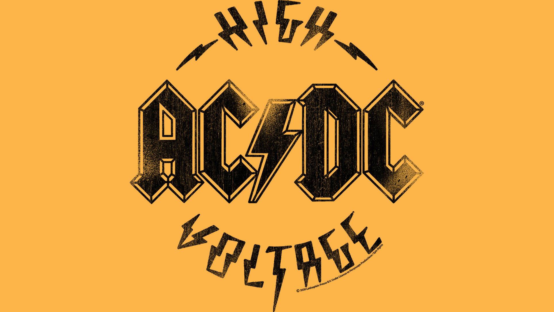 Camiseta Sin Mangas AC/DC - Logo Rayo (Oficial Con Licencia)