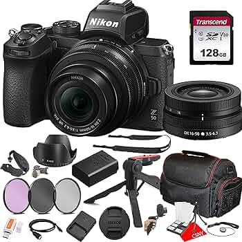 Amazon | Nikon Z50 ミラーレスカメラ 16-50mmレンズ + 128GB