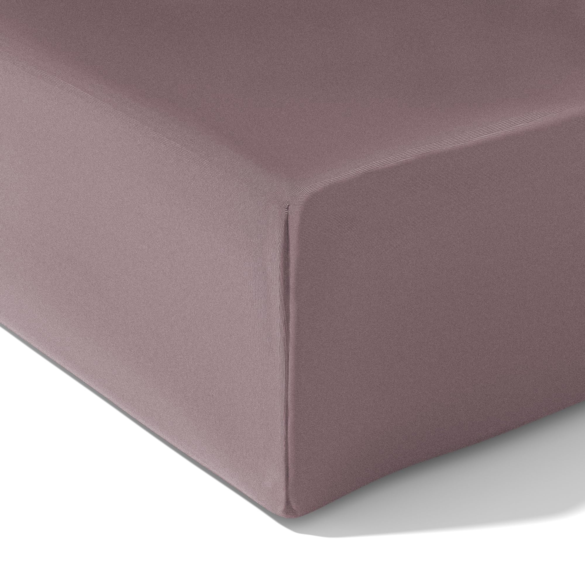 wyewye Single Fitted Sheet, Pink, 90x190 cm with 40 cm Super Deep Pocket, Microfiber Fabric Bed Fitted Sheets, Breathable