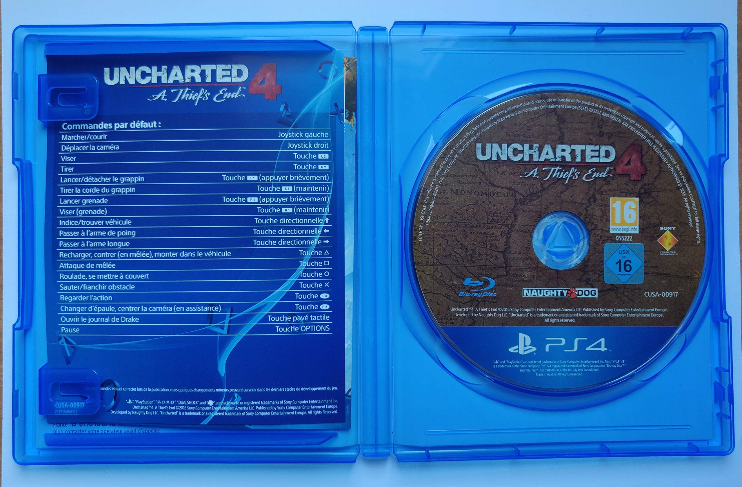 Uncharted 4: A Thief's End [Importación Francesa]