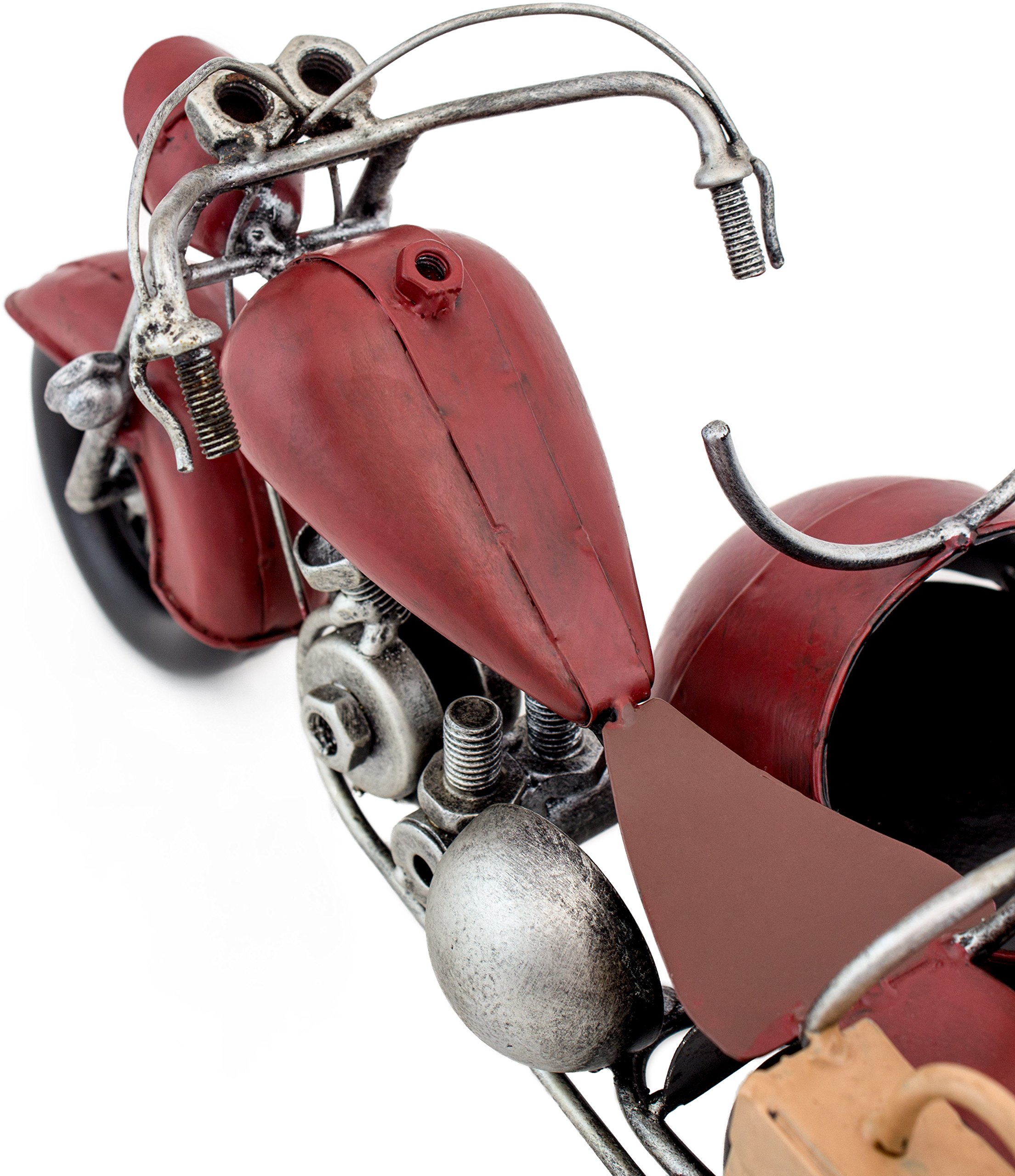 Amazon.com: BRUBAKER Wine Bottle Holder Vintage Motorcycle