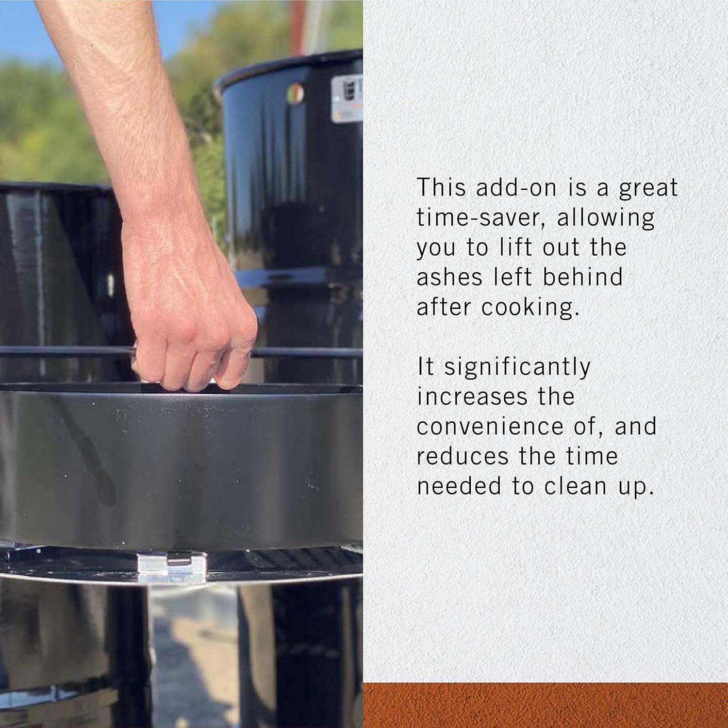 Pit Barrel Cooker (PBX) Stainless Steel Ash Pan | Attachable Barrel Smoker Ash Pan Accessory | Saves Clean Up time | For the 22.5 inch PBX Pit Barrel Cooker BBQ Drum Smoker
