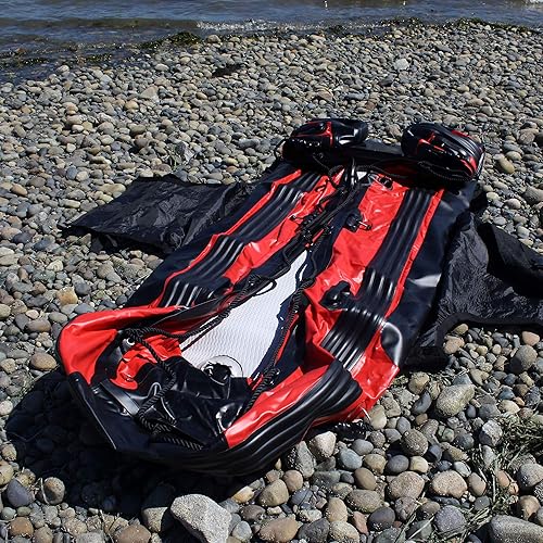 Miniatura 7 de Seamax - Bolsa de almacenamiento y transporte inflable plegable para barco, con tela Sunlitec, asas reflectantes