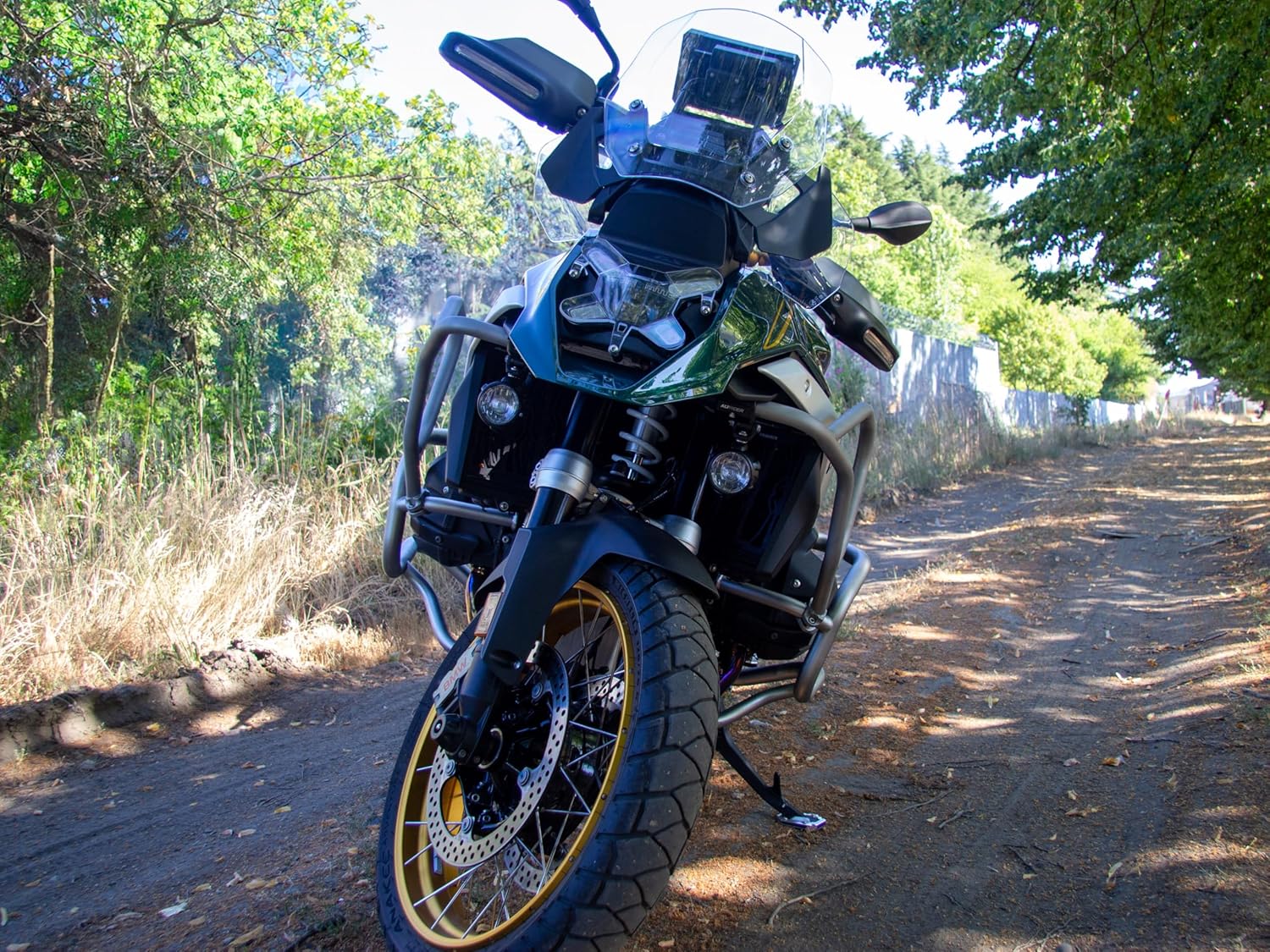 AltRider Upper Crash Bars Compatible with BMW R 1300 GS (Require AltRider Lower Crash Bar) 1 inch Stainless Steel Tubing, 4 Point Twist Resistant Mounting for Fairing & Radiator Protection - Black