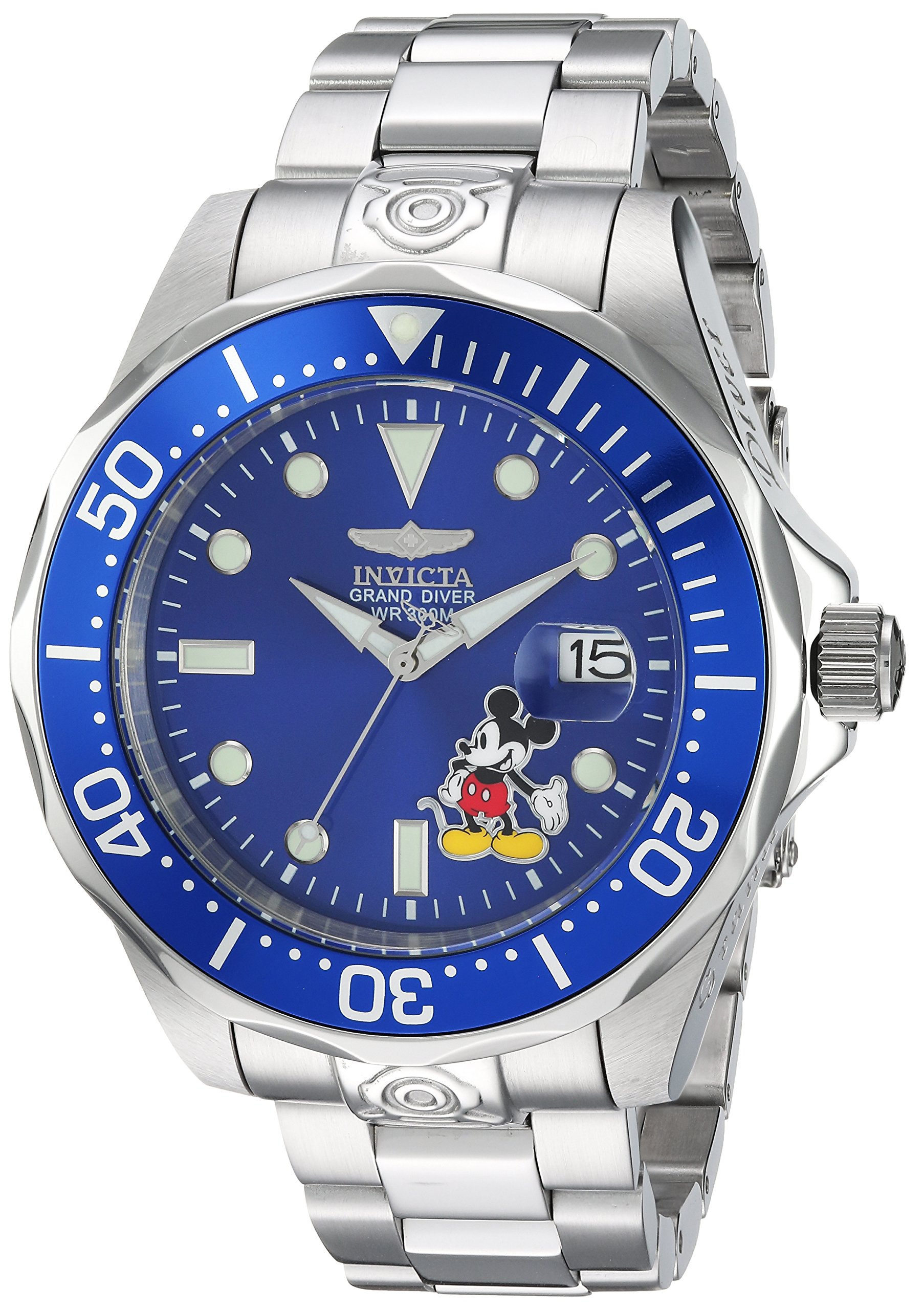 Stainless Steel Invicta Pro Diver Disney Invicta Mens Disney