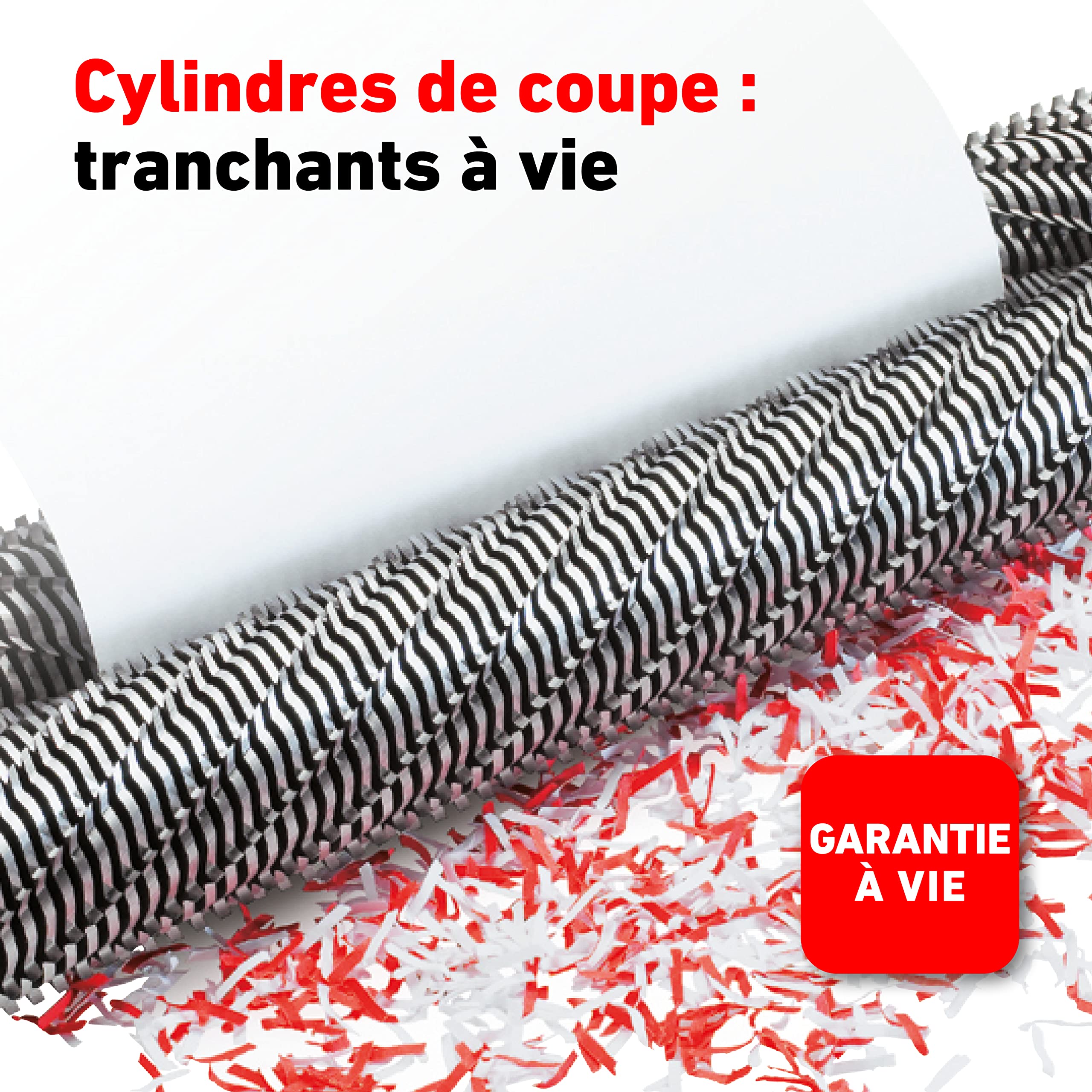 Ideal 2265 Destructeur de Documents, Niveau de sécurité P-4, Coupe croisée 3x25 mm, capacité de 6 Feuilles, Corbeille de 20L, Conforme RGPD, détruit Aussi Les Cartes de crédit, Les Trombones/agrafes | Niveau de sécurité P-4, Conforme RGPD, Corbeille de 20