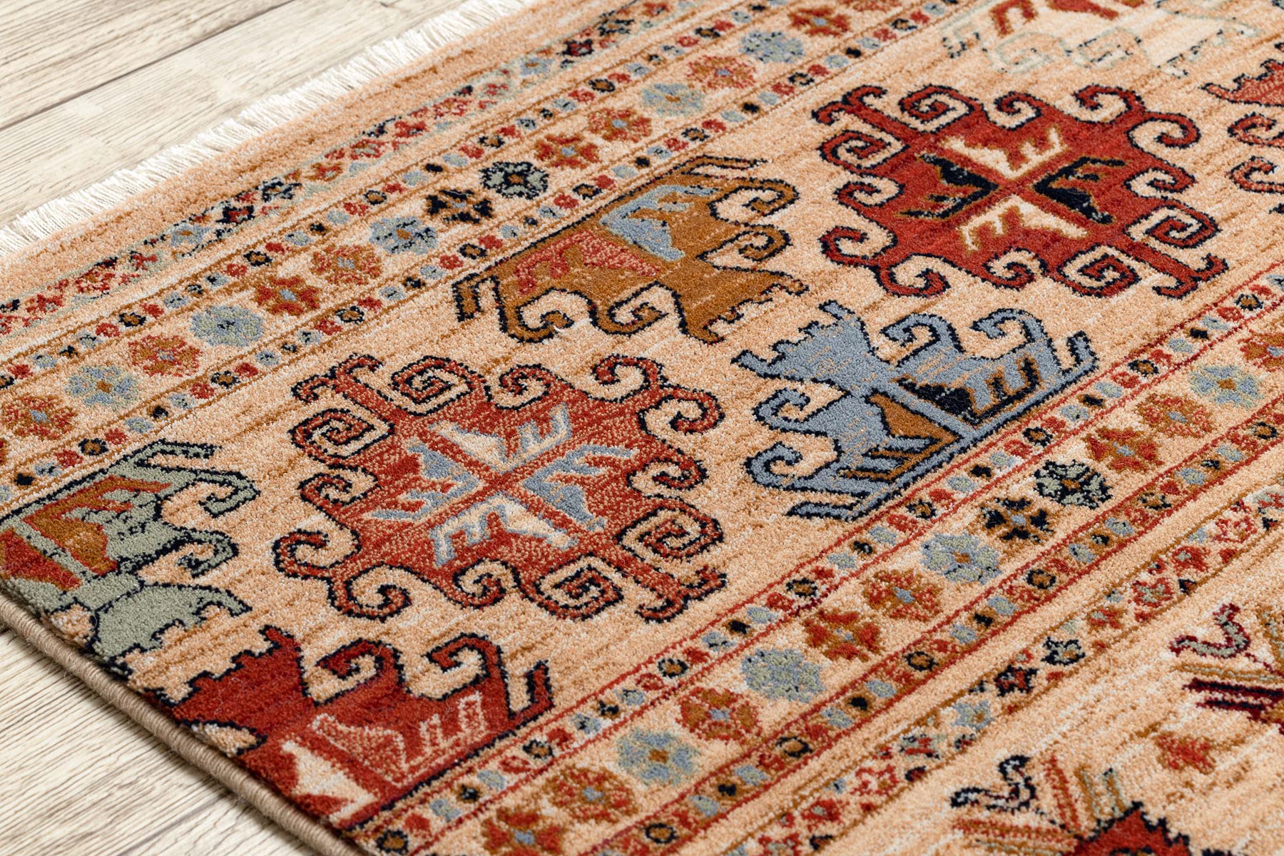 Dywan wełna KESHAN Franse, orientalny 7684/53555 beżowy/terakota 160 x 230 cm beżowy