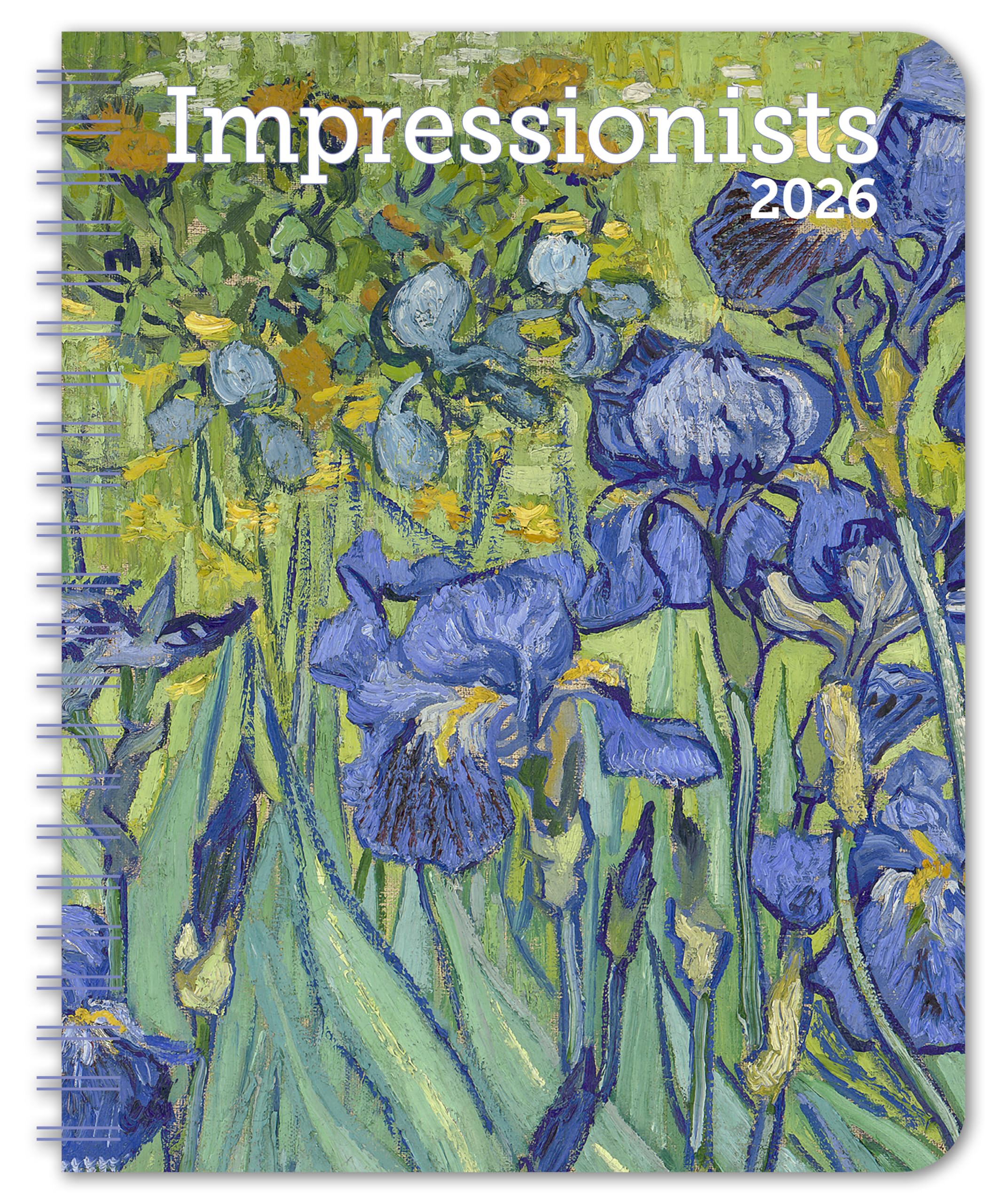 Impressionists Weekly Engagement Calendar 2026, 6.5" x 8.5" Spiral Bound