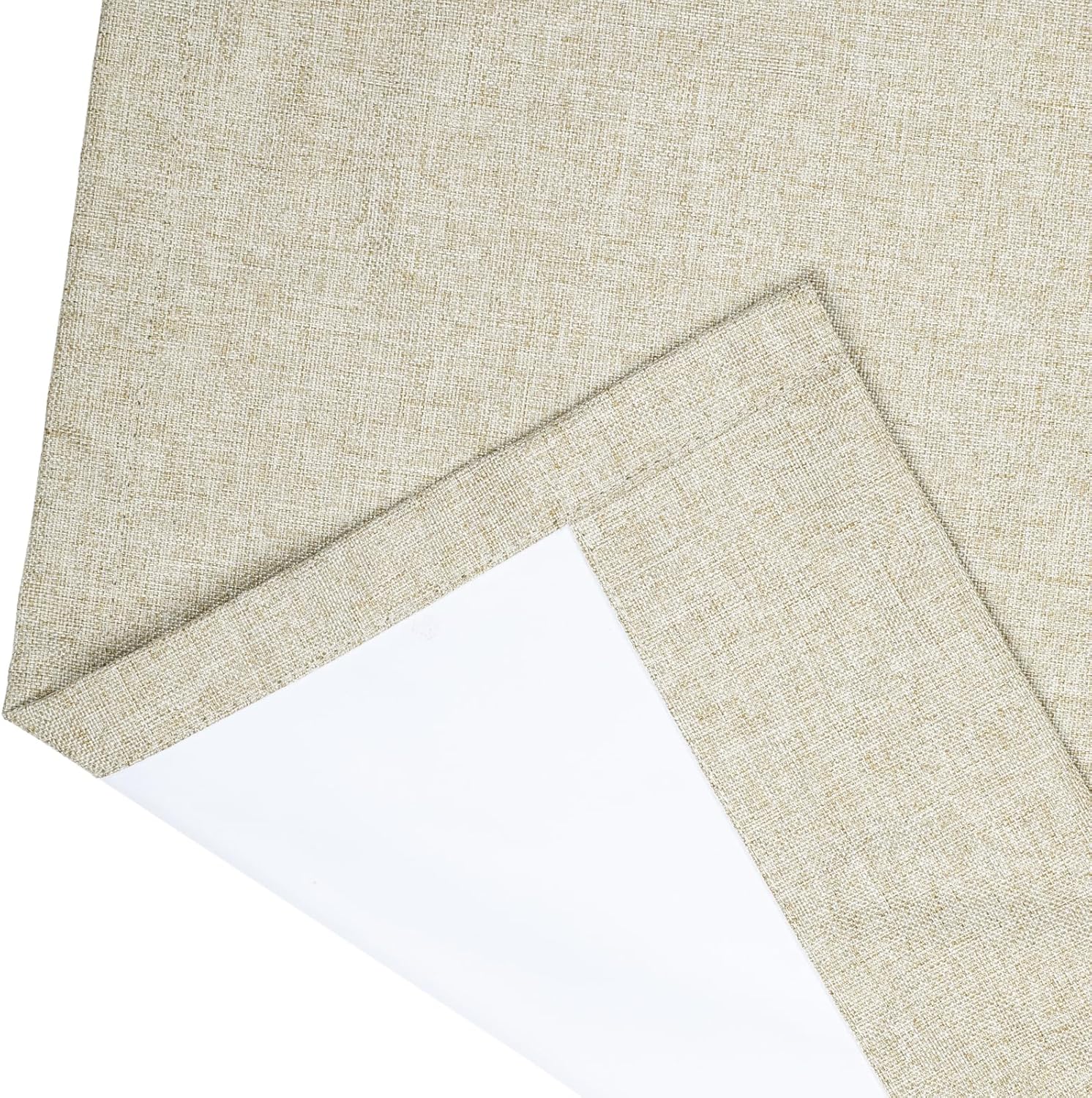 TWOPAGES Mayra Polyester Linen Custom Curtain Drapery Panel for Living Room Bedroom, 1 Panel