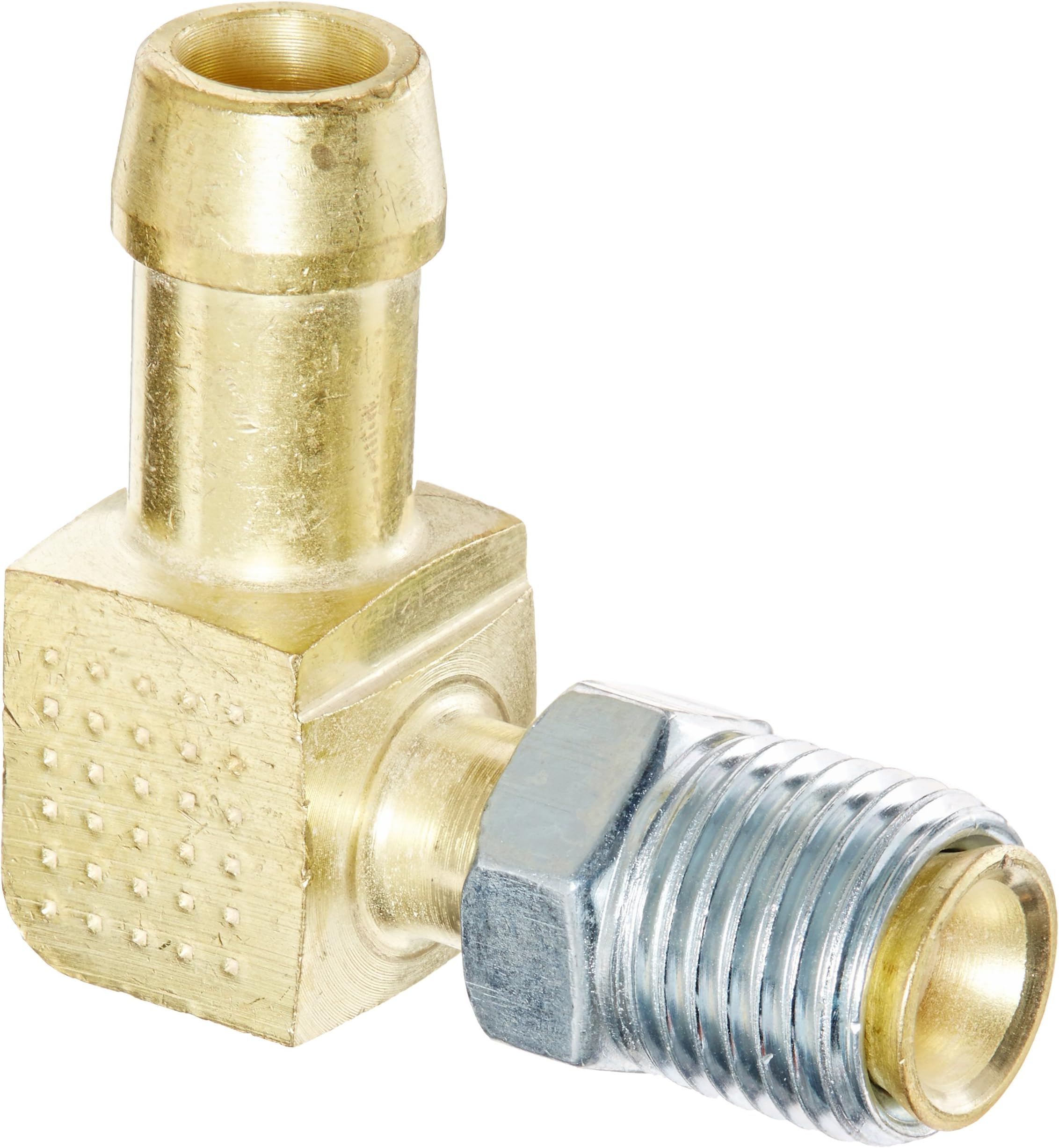 Edelmann 822560 Brass 5/16" Inverted Flare X 3/8" Hose 90