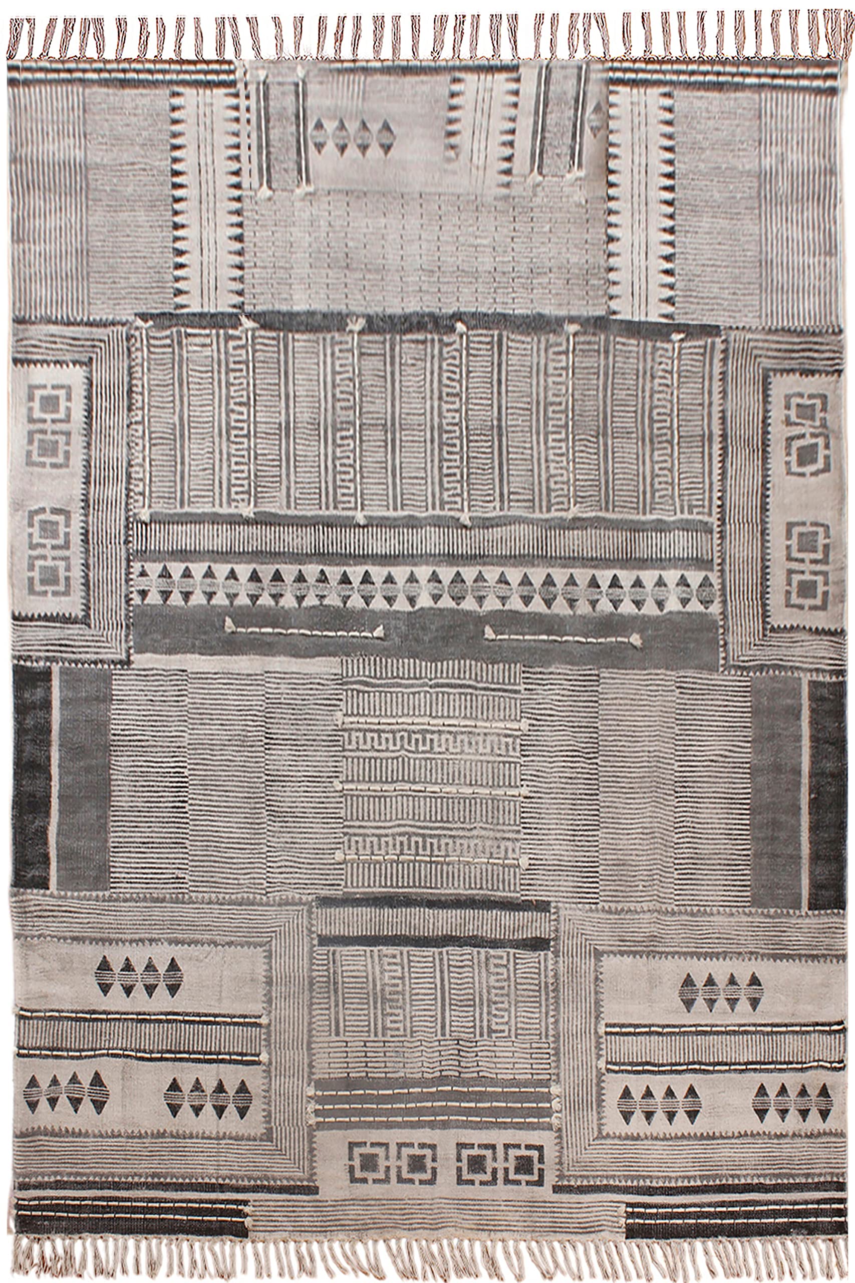Tapis lavable à la main en coton épais pour protéger le sol du salon des passages fréquents